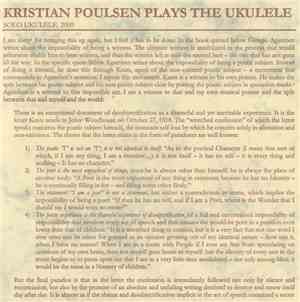Kristian Poulsen - Kristian Poulsen Plays The Ukulele