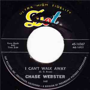Chase Webster - I Can't Walk Away / Handful Of Friends