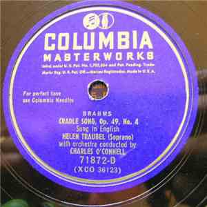 Helen Traubel With Orchestra Conducted By Charles O'Connell - Cradle Song,  ...