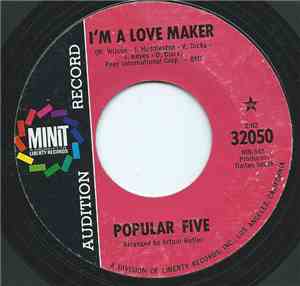 Popular Five - I'm A Love Maker / Little Bitty Pretty One