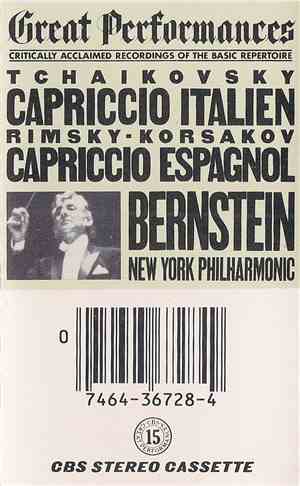 Tchaikovsky, Rimsky-Korsakov, Bernstein, New York Philharmonic - Capriccio  ...