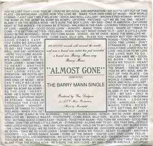 Barry Mann - Almost Gone