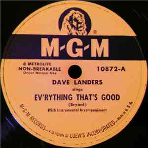 Dave Landers - Ev'rything's That Good / Clomp, Click, Click