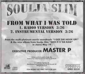 Soulja Slim - From What I Was Told