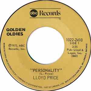 Lloyd Price With Don Costa Orchestra - Personality / Stagger Lee