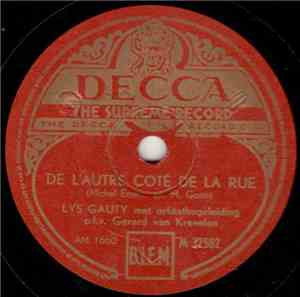 Lys Gauty - De L'Autre Coté De La Rue / Puisque Tu Me Reviens