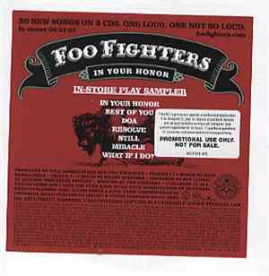 Foo Fighters - In Your Honor
