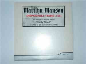 Marilyn Manson - Disposable Teens