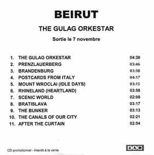 Beirut - Gulag Orkestar