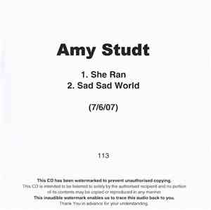 Amy Studt - She Ran / Sad Sad World