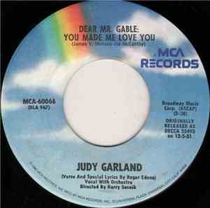 Judy Garland - Over The Rainbow / Dear Mr. Gable: You Made Me Love You