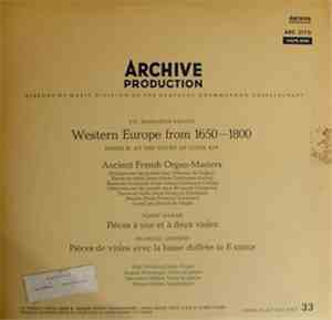 Various - Western Europe From 1650-1800, Series B: At The Court Of Louis XI ...