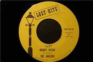 The Avalons  - Hearts Desire / Ebb Tide