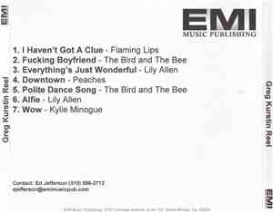 Various - Greg Kurstin Reel