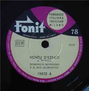 Domenico Modugno E Il Suo Quintetto - Ventu D'Estati / Mariti in Città