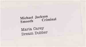 Michael Jackson / Mariah Carey - Smooth Criminal / Dream Dubber