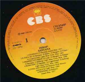 Santana - Zebop!