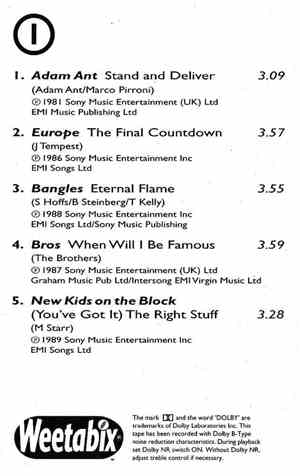 Various - Weetabix Top Of The Pops 80s