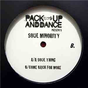 Soul Minority - A Soul Thing / Come Back For More