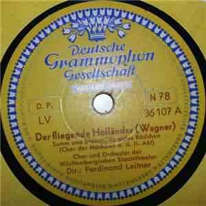 Chor Und Orchester Der Württembergischen Staatstheater Stuttgart - Der Flie ...