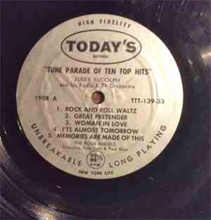 Jerry Rudolph And His Radio & Tv Orchestra, The Four Angels - Tune Parade O ...