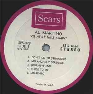 Al Martino - I'll Never Smile Again