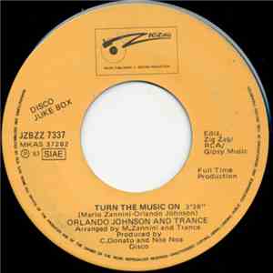 Orlando Johnson And Trance / Electric Mind - Turn The Music On / Can We Go