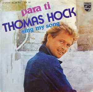 Thomas Hock  - Para Ti / Sing My Song
