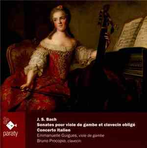 J.S.Bach - Emmanuelle Guigues / Bruno Procopio - Sonates Pour Viole De Gamb ...