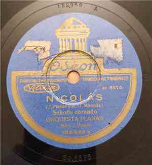Orquesta Planas - Nicolas / Venta Eritana