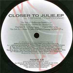 Stephane Pompougnac - Closer To Julie EP