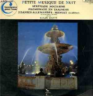Wolfgang-Amadeus Mozart, The Philharmonia Orchestra, Colin Davis - Petite M ...