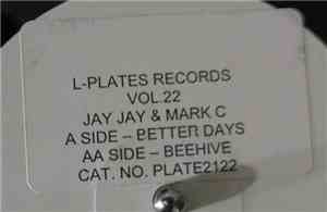 Jay Jay & Mark C - Better Days / Beehive