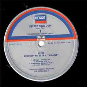 Joseph Haydn, The London Philharmonic Orchestra, Sir Georg Solti - Symphony ...