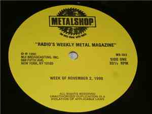 Various -  Metalshop - Radio's Weekly Metal Magazine (Week Of November 2, 1 ...