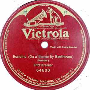 Fritz Kreisler - Rondino (On A Theme By Beethoven)