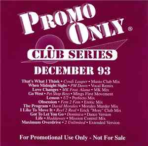 Various - Promo Only Club Series: December 93