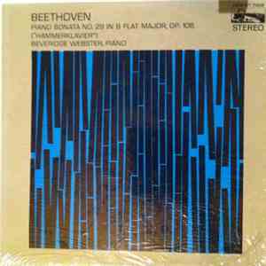 Beethoven - Beveridge Webster - Piano Sonata No. 29 In B Flat Major Op. 106 ...