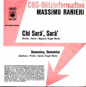 Massimo Ranieri - Chi Sarà', Sarà'