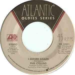 Phil Collins - I Missed Again / In The Air Tonight