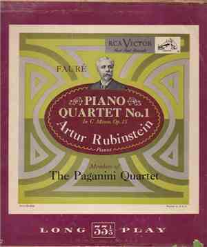 Gabriel Fauré, Arthur Rubinstein - Piano Quartet No.1, In C Minor