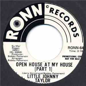 Little Johnny Taylor - Open House At My House