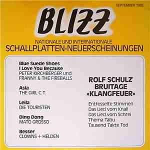 Various - Blizz Nationale Und Internationale Schallplatten-Neuerscheinungen ...