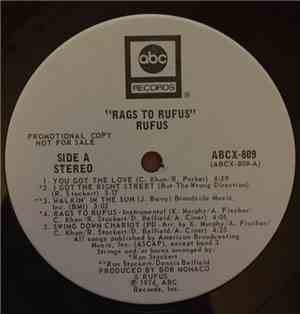 Rufus Featuring Chaka Khan - Rags To Rufus