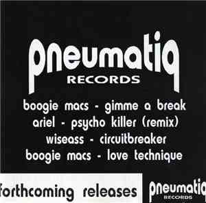 Various - Pneumatiq Records Forthcoming Releases