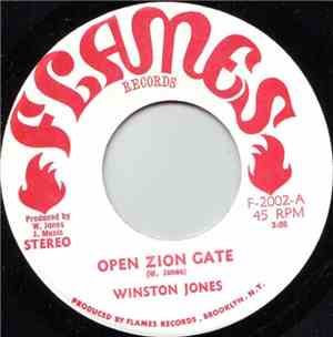 Winston Jones  - Open Zion Gate