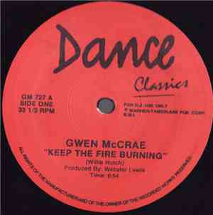 Gwen McCrae / Jeanne Harris - Keep The Fire Burning / Just Another Man