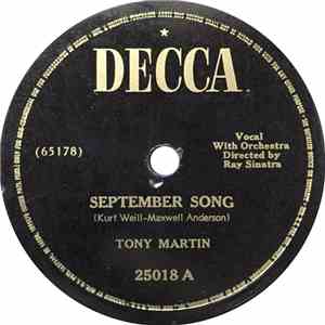 Tony Martin  - Begin The Beguine / September Song