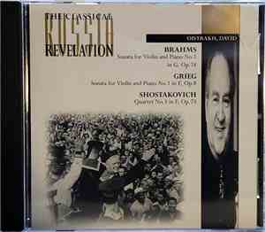 David Oistrach - The Classical Russia Revelation Brahms Grieg Shostakovich