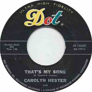 Carolyn Hester - That's My Song